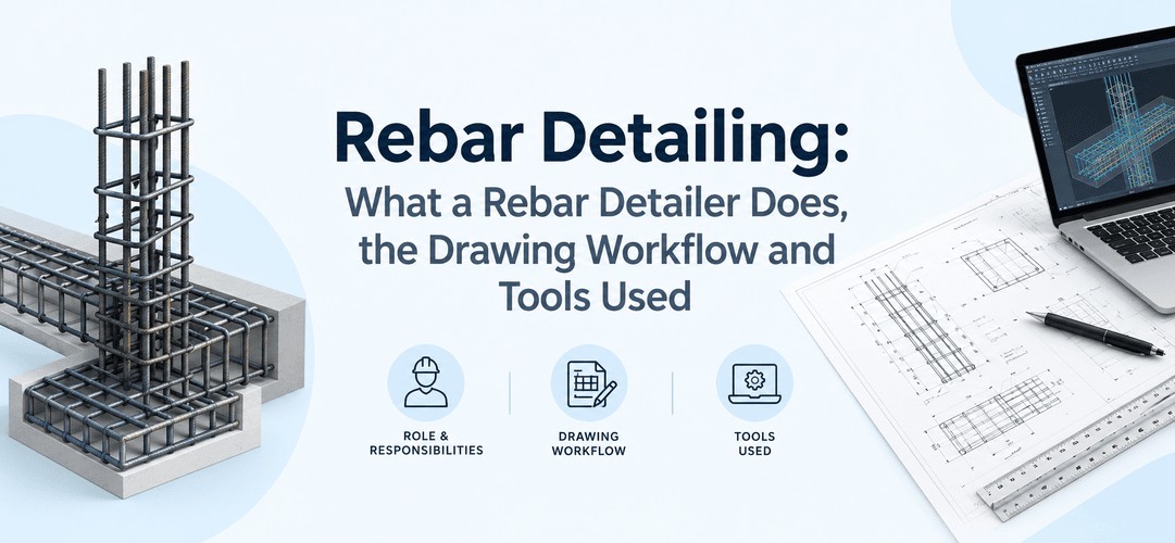 Rebar Detailing: What a Rebar Detailer Does, the Drawing Workflow and Tools Used
