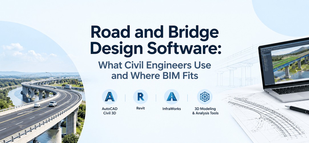 Road and Bridge Design Software: What Civil Engineers Use and Where BIM Fits