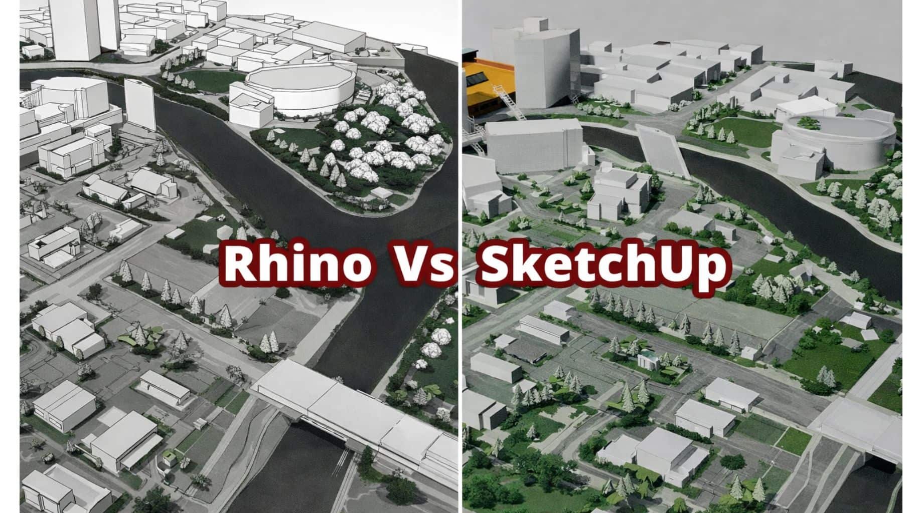 Rhino vs SketchUp vs Grasshopper in 2026 — Which Should Architecture Students Learn First?